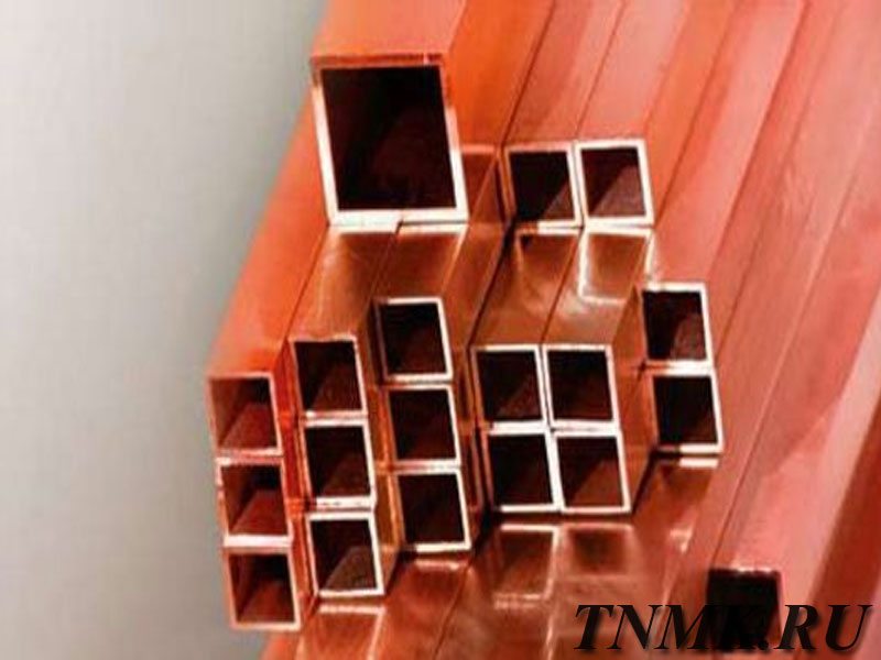 Труба медная профильная 18х60х6 М1Т ГОСТ 16774-2015 купить в Кемерово
